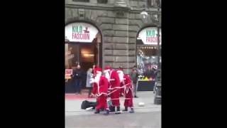 triple santa jingle bells