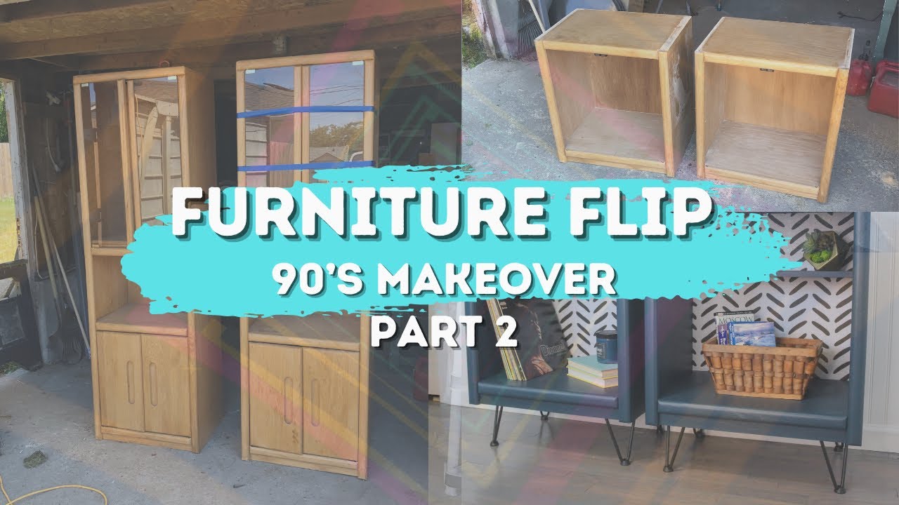 Furniture Flip | Furniture Makeover | 90's Makeover with Melange