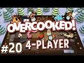 Overcooked - #20 - Festive Seasoning DLC (4 Player Overcooked Co-op Gameplay)