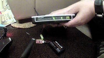 AR Drone 1 and WiFi extender.