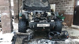 Разбили Rubicon... когда wrangler застрял по пути на SOS, спасёт только ГАЗ66. Оператор Олег)