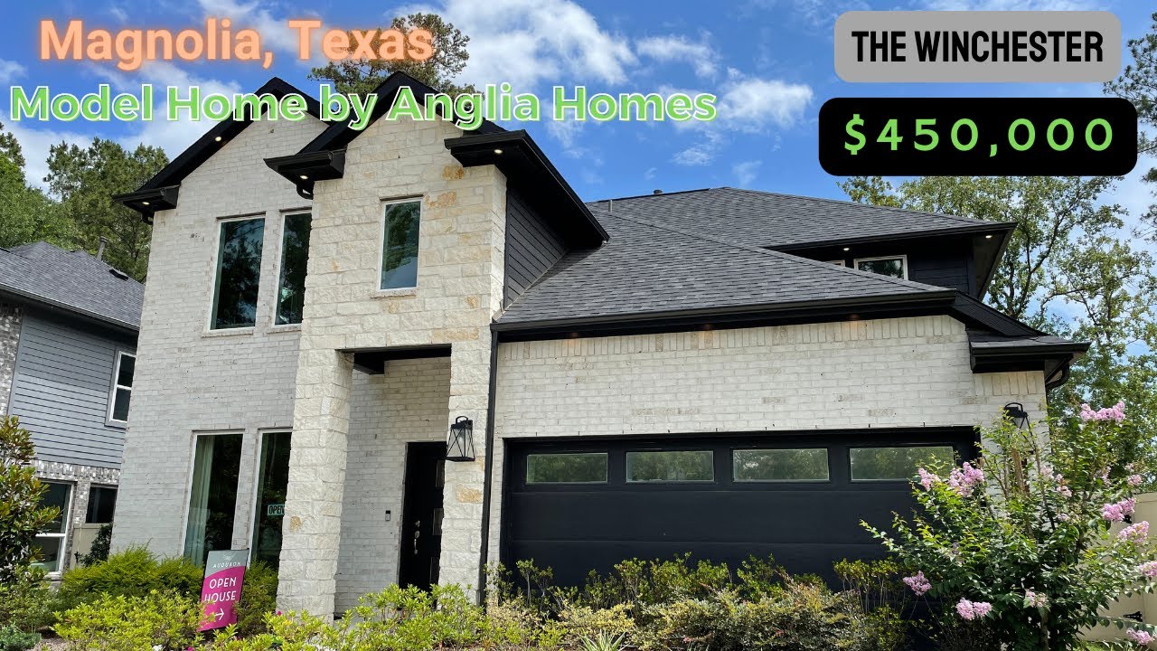Anglia Homes | Winchester | 2,650 SF | 4 Bed | Magnolia, Texas | Model Home Tour | Priced from 400k