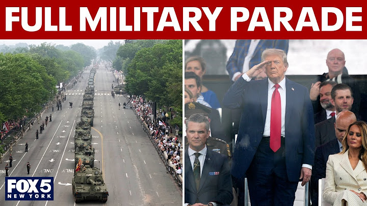 FULL: Entire DC military parade celebrating Army's 250th anniversary