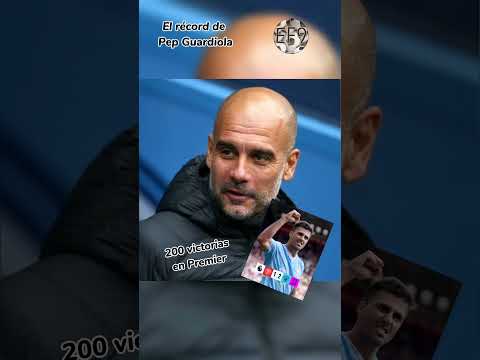 El nuevo récord de Pep Guardiola #shorts #PepGuardiola #Guardiola #manchestercity #futbol #fútbol