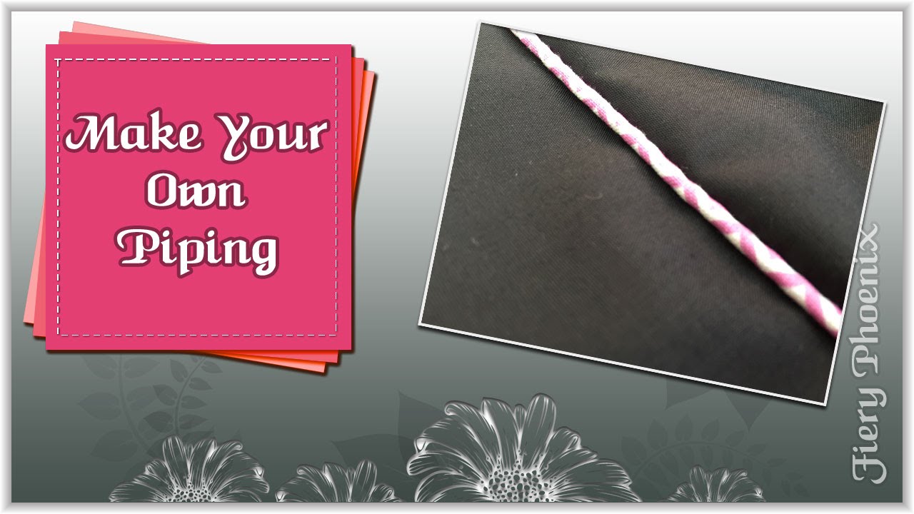 How To Make Piping :: by Babs at Fiery Phoenix - YouTube
