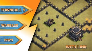 New 2023 Townhall 9 Warbase with Link | Anti 3s Warbase 2023 | Clash of Clans