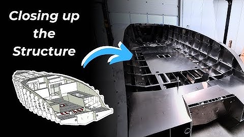 The Final Structure Before It’s All Sealed Up | Boat building and Welding