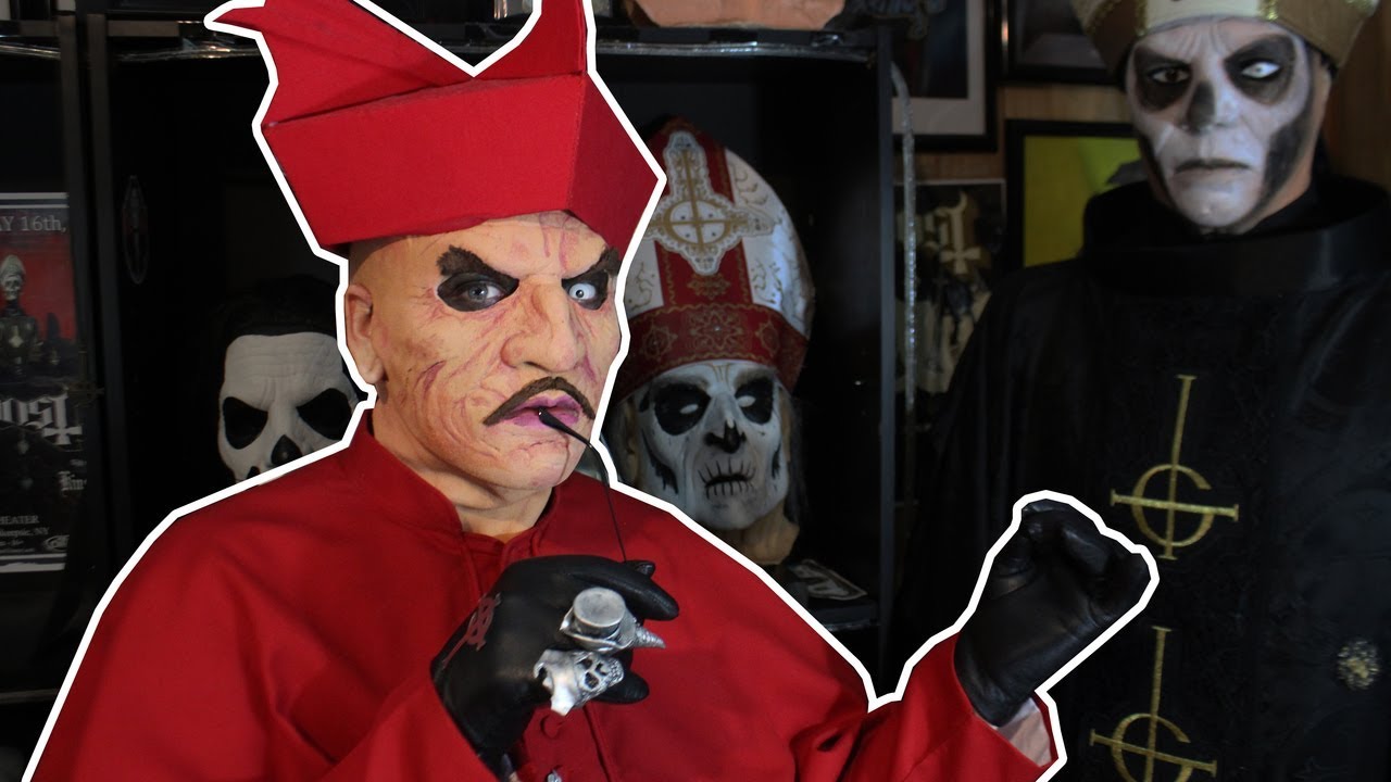 Cardinal Copia Costume GHOST - YouTube