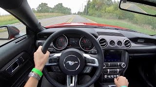 2020 Ford Mustang EcoBoost High Performance Package  POV Test Drive (Binaural Audio)