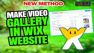 How to make video gallery in wix website