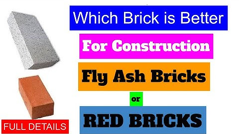 #Fly #Ash #Bricks Versus #Red #Bricks with Full Detail Easily Explained
