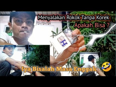 Video: Cara Menyalakan Rokok Tanpa Korek Api