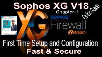 SOPHOS XG Firewall Complete 1st Time Installation Step by Step in Hindi | Getting Started Sophos XG