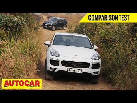 Porsche Cayenne VS Range Rover Sport | Comparison Test | Autocar India
