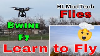 Learn to Fly Bwine F7 Drone with 4K Camera and 3-axis Gimbal