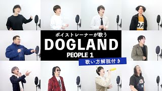 【ボイストレーナーが歌う】DOGLAND / PEOPLE 1【歌い方解説付き by シアーミュージック】