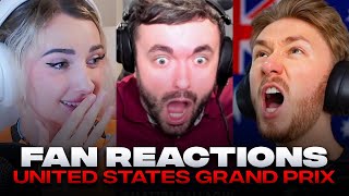 Fans Live Reactions to the 2023 United States Grand Prix