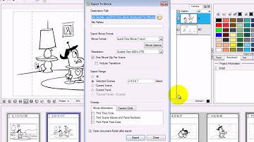 7.5.Storyboarding Tutorials: Exporting One Clip Per Scene in Storyboard Pro