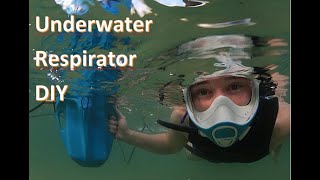 RULOF Respiratore subacqueo restyle DIY ! Diving respirator, without scuba tanks.
