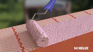 3D: Ground brickwork bricklaying technology HELUZ