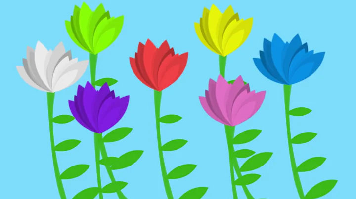 "The Flower Song" - lullaby for learning colors (children's educational song) - DayDayNews