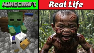 Minecraft in Real Life (mobs, items)