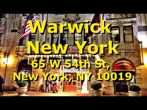 Warwick New York Hotel - Great Places To Stay In New York - Video Tour