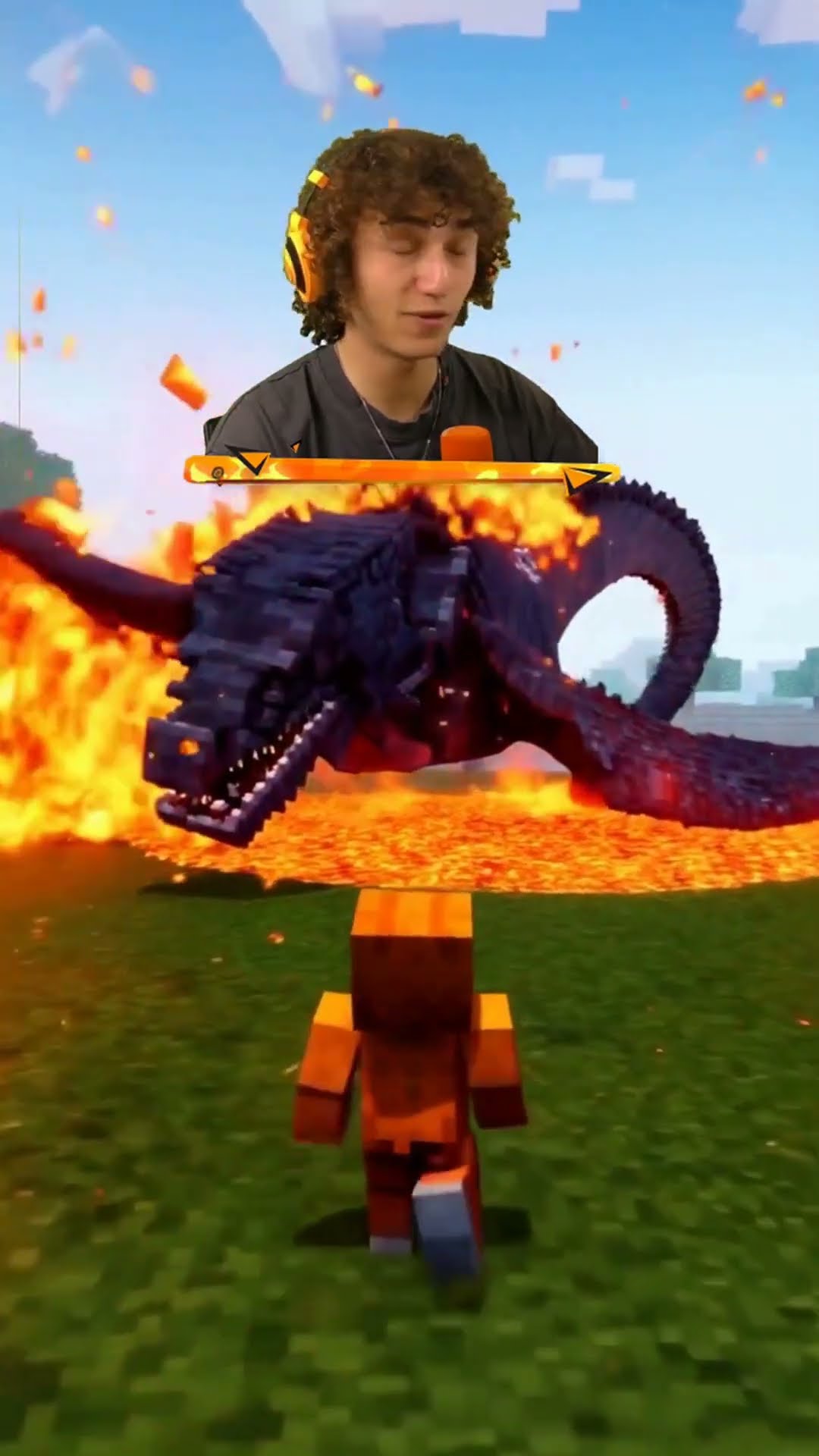 DRAGON vs FIRE Rain!
