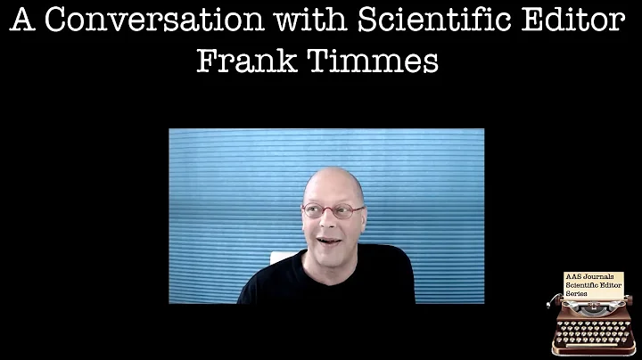 A Conversation with Scientific Editor Frank Timmes