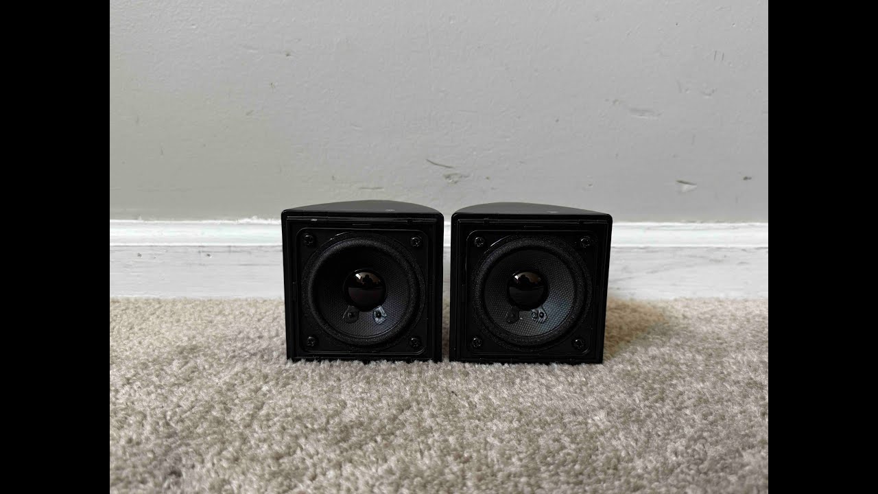 Dayton Audio SAT3B Cube Home Theater Surround Satellite Speakers
