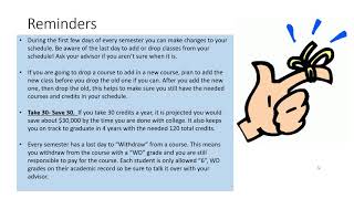 Drop a Course using Self Registration @ Dakota State Univeristy