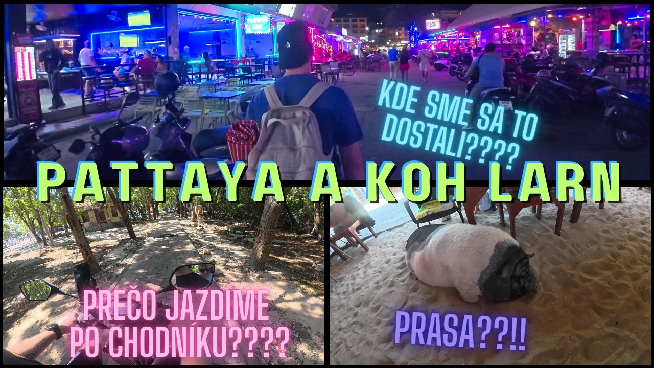 Toto sme na 🌴Koh Larn fakt nečakali 😳skoro nás aj podviedli...stiahol nás nočný život!!! VLOG #10