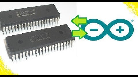 comunicación serial entre microcontrolador y arduino