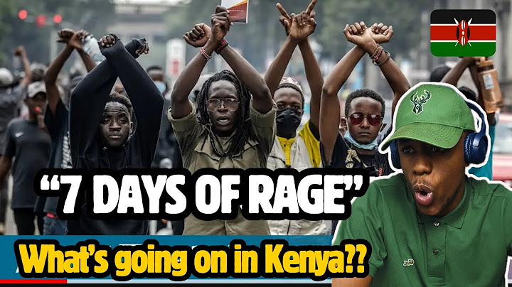 Kenyans fought a deadly fight against their government REACTION!