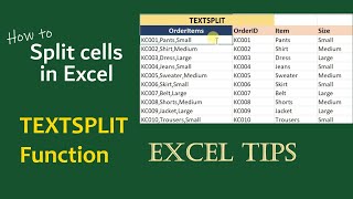 TEXTSPLIT Function in Excel: Split Your Text to Columns @pcguide4u