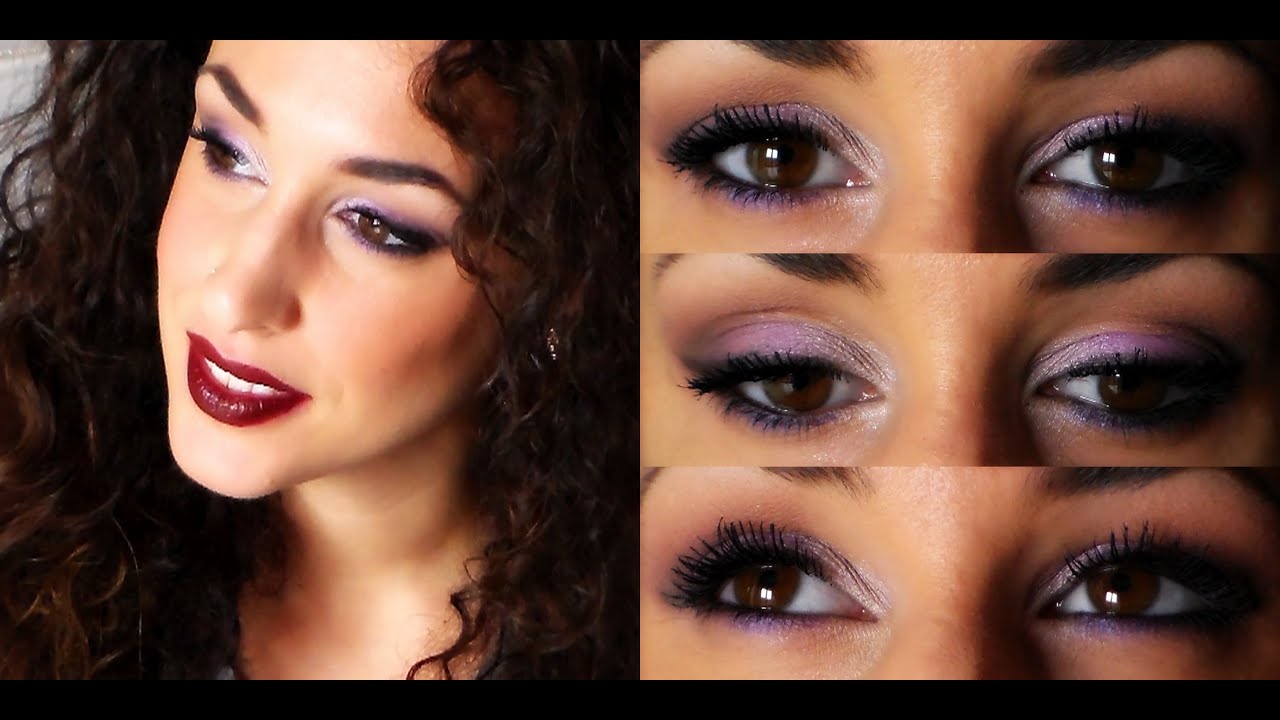 Mi trucco con voi ღ Makeup per l'inverno GLICINE e GRIGIO - YouTube
