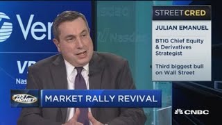 Brace for a lot more volatility, market bull Julian Emanuel says