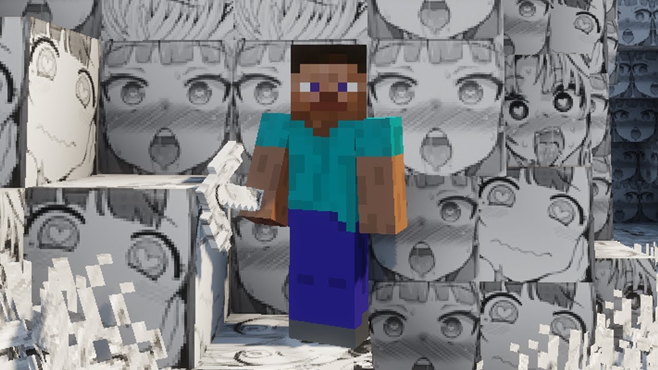 The Ahegao Minecraft Texture Pack - YouTube.