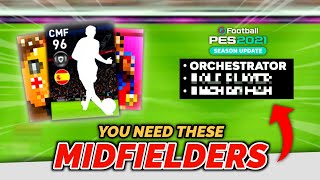 Midfielders YOU NEED in PES 21 MOBILE • Best Midfielders Pes 21 Mobile | AM5