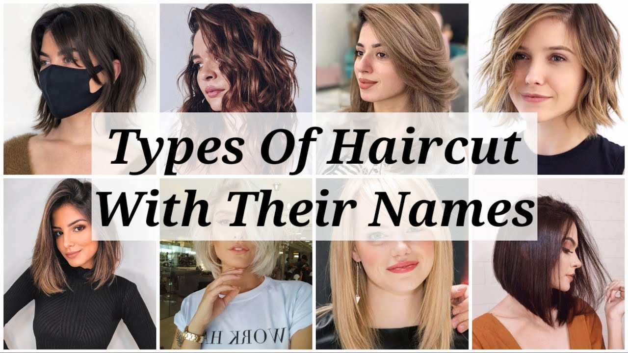 Different Types of Haircut with Their Names 2022| Girls Types Of Hairstyle  with Names Part-2 - YouTube