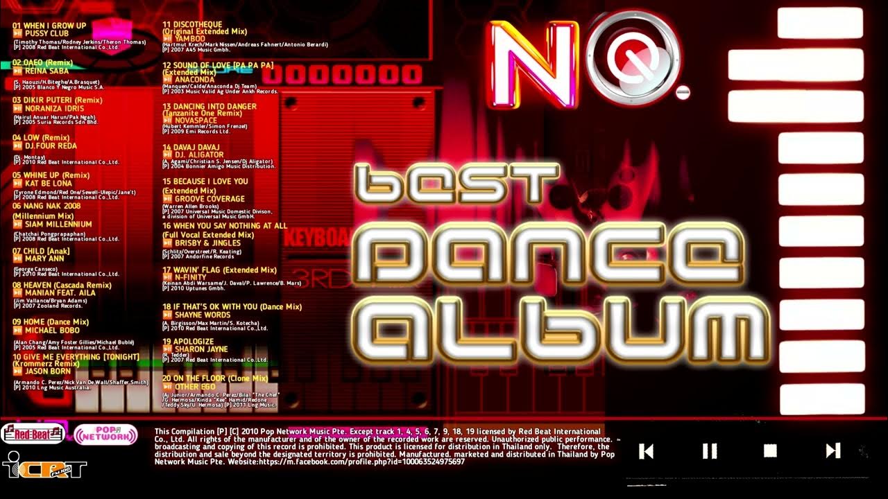 NO.1 BEST DANCE ALBUM YouTube