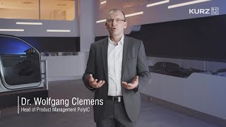 Sensor integration in decorated surfaces.