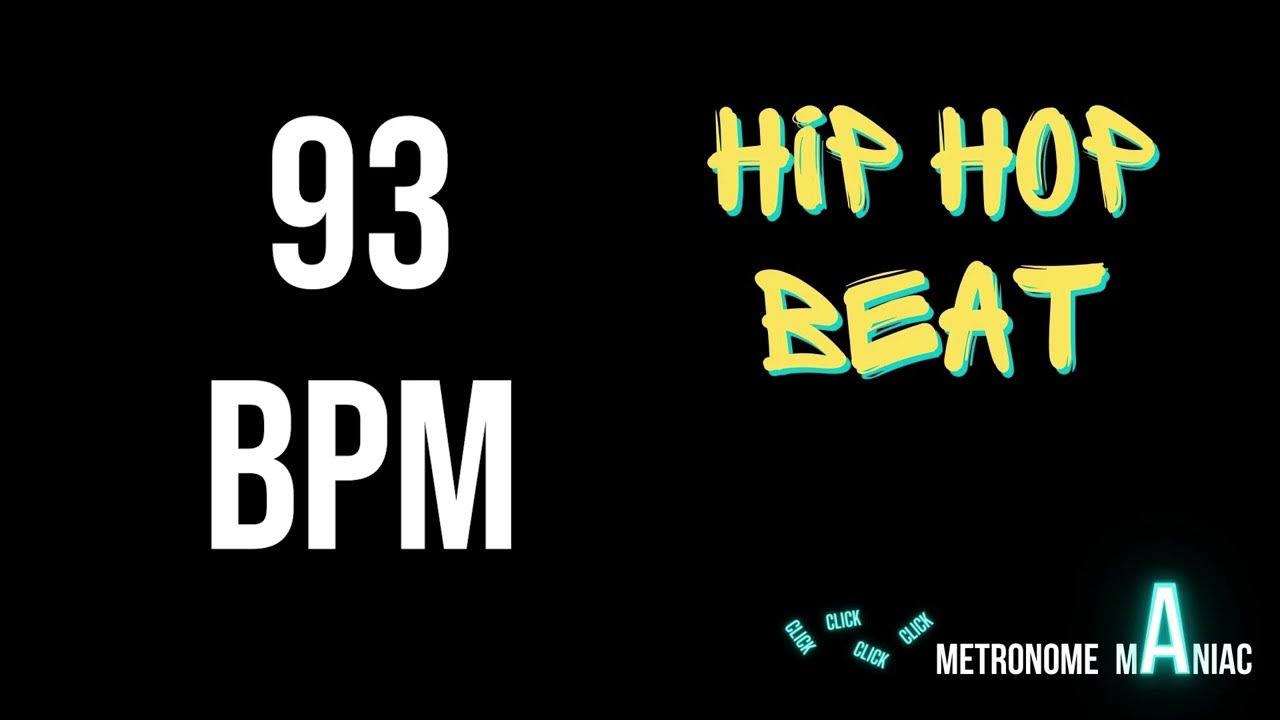 Drum loop - HIP HOP beat - 93 BPM - YouTube