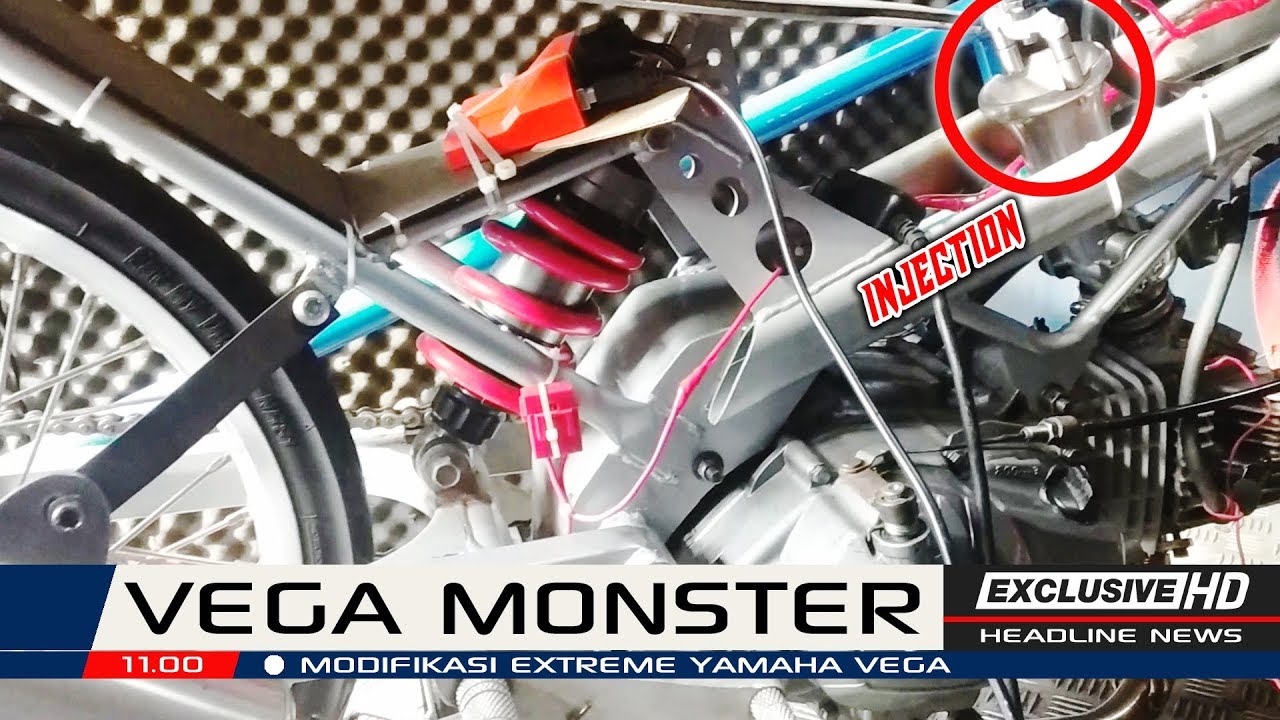 MODIFIKASI EXTREME YAMAHA VEGA KARBU INJECTION YouTube