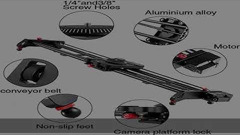GVM Great Video Maker Camera Motorized Slider,48"/120CM,Automatic Round Trip,Time Lapse,Panoramic S