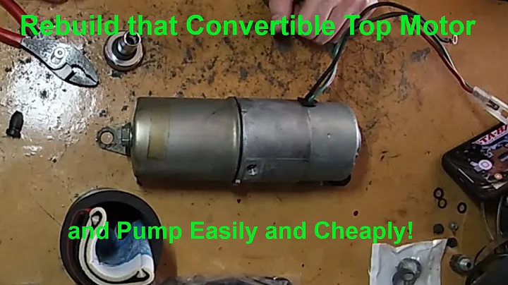 Learn How to Rebuild Your Convertible Top Motor