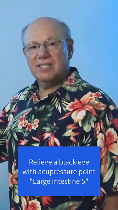 #BlackEye - Acupressure in 60 Seconds
