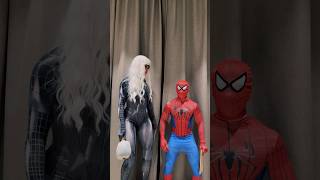 SPIDER MAN 🕷️vs. CATWOMAN 🐈‍⬛ #shorts #strongwoman #funny