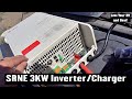 *First Look* SRNE 3000W Inverter/120A Charger/50A Xfer Switch - Hookup Demo and App Walk Through
