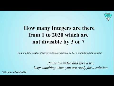 Number of Integers